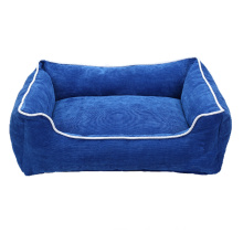 Soft square warm dog bed set,water proof dog bed